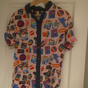 Button up Pride Shirt